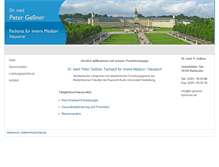 Tablet Screenshot of dr-gessner-karlsruhe.de